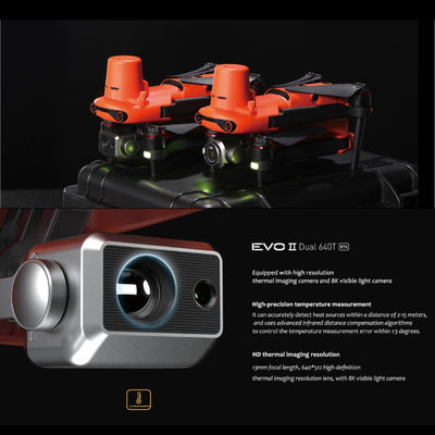 1X To 16X Thermal Imaging Drone Industrial Drone Pipeline Inspection With PTZ Pod HX640T