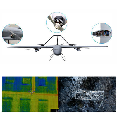 Customized Unmanned Aerial Industrial Inspection Drone UAV Police Surveillance With Infrared Laser Radar HXCG468