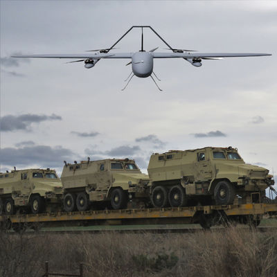 20~ 27m/S Load 6.5kg Military UAV Drones 2-5h Cruise Time For Marine Inspection HXCG468-M