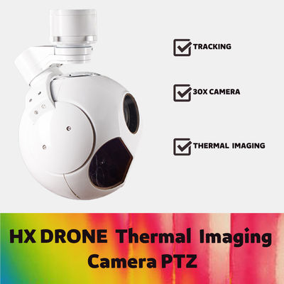 640X512 Kamera Termal Drone 30X UAV Gimbal Payload Drone Pod Pemantauan PTZ HXTS01DT