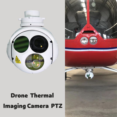 ​640X512 Thermal Drone Pods gimbal Stabilisasi Boresight Presisi Tinggi HXTS03