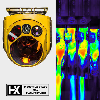 Thermal Infrared EO IR Camera Thermal Drone Camera Fungsi Anti Kemacetan OEM HXTS80