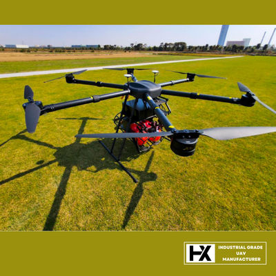 Abejón multi de la gama larga del rotor el 10km con el sistema de control grande de Android de la capacidad de la batería de la cámara HXR60