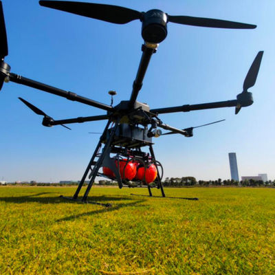 Abejón multi de la gama larga del rotor el 10km con el sistema de control grande de Android de la capacidad de la batería de la cámara HXR60