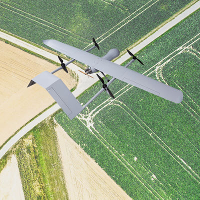 पूरी तरह से स्वचालित फिक्स्ड विंग ड्रोन VTOL सर्वे मैपिंग 5000m गति मापन HX4HFW460
