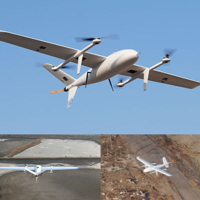 l'envergure de 2500mm a fixé la caméra 3.5Hours HXAYK-250 de cosse de Wing Vertical Takeoff Drone Load 2.2KG