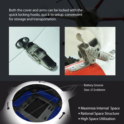 HX160MP 6 Rotors Axis Security UAV Surveillance Drone 30kg Payload Drone FCC RoHS HX160MP