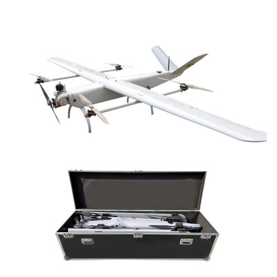 Gasoline Hybrid 20m/S Kecepatan Jelajah VTOL Drone Termal Polisi Sayap Tetap HX360L
