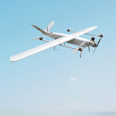 Gasoline Hybrid 20m/S Kecepatan Jelajah VTOL Drone Termal Polisi Sayap Tetap HX360L