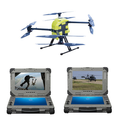 lange Strecke 25~30m/S Militär-UAV-Brummen-Kohlenstoff-Faser IP65, die Thermal 4K HD aufspürt Kamera HXN1-Y veranschlagt