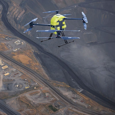 Inspección industrial adaptable HXN1-Y del UAV de los abejones de la gama larga 40 a de los 200km